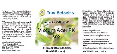 Viscum Acer Rk 30x (Viscum Acer Rk 30x 20 mL Final V1 8 17 2023)